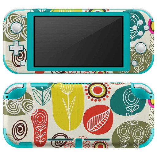 igsticker Nintendo Switch Lite 専用 デザインスキンシール 全面 ニンテンドー スイッチ ライト 専用 ゲーム機 カバー アクセサリー フィルム ステッカー エアフリー 004174 花 イラスト カラフル igsticker Nintendo Switch Lite 専用 デザインスキンシール 全面 ニンテンドー スイッチ ライト 専用 ゲーム機 カバー アクセサリー フィルム ステッカー エアフリー 004174 花 イラスト カラフル