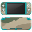 igsticker Nintendo Switch Lite 専用 デザインスキンシール 全面 ニンテンドー スイッチ ライト 専用 ゲーム機 カバー アクセサリー フィルム ステッカー エアフリー 004197 迷彩 カモフラ 模様