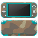 igsticker Nintendo Switch Lite 専用 デザインスキンシール 全面 ニンテンドー スイッチ ライト 専用 ゲーム機 カバー アクセサリー フィルム ステッカー エアフリー 004198 迷彩 カモフラ 模様