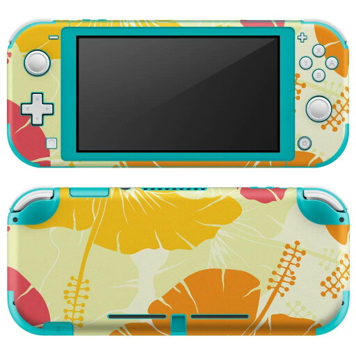 igsticker Nintendo Switch Lite 専用 デザインスキンシール 全面 ニンテンドー スイッチ ライト 専用 ゲーム機 カバー アクセサリー フィルム ステッカー エアフリー 004215 花 ハイビスカス オレンジ igsticker Nintendo Switch Lite 専用 デザインスキンシール 全面 ニンテンドー スイッチ ライト 専用 ゲーム機 カバー アクセサリー フィルム ステッカー エアフリー 004215 花 ハイビスカス オレンジ