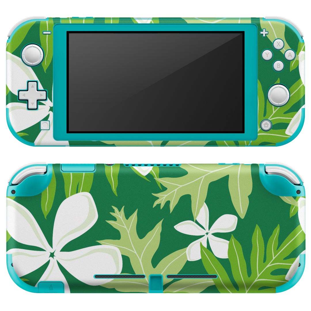 igsticker Nintendo Switch Lite 専用 デザインスキンシール 全面 ニンテンドー スイッチ ライト 専用 ゲーム機 カバー アクセサリー フィルム ステッカー エアフリー 004216 花 模様