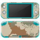 igsticker Nintendo Switch Lite 専用 デザインスキンシール 全面 ニンテンドー スイッチ ライト 専用 ゲーム機 カバー アクセサリー フィルム ステッカー エアフリー 004239 迷彩 カモフラ 模様
