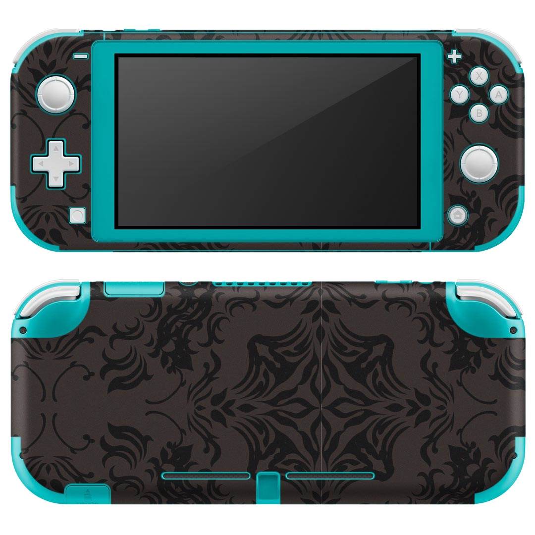 製品名 Nintendo Switch Lite専用 デザインスキンシール セット内容 Nintendo Switch Lite本体用スキンシール（裏表）各1枚 ※液晶側シールは2パーツに分かれていますニンテンドースイッチライト専用です。据え置き機のSwitch本体やJoyコンには対応していません。 商品特徴 3M社製の再剥離性シートを素材に採用し、細かな位置調整がしやすく貼り直しが容易です。また、エアフリーでもありますので気泡が簡単に逃げるので、キレイに貼ることができます。専用の業務プリンターを使い、商品画像と遜色のない美しい印刷仕上がり。 注意事項 画像はサンプルですので、ご覧の環境によっては多少色味に違いを感じる場合がございます。 イメージと違った、モニターと色味が異なるという理由での交換や返金はご対応出来かねます。スキンシールのみの販売で、ニンテンドースイッチ本体などは付属しません。シワができた場合、ドライヤーなどで軽く温め、外側に向けてシワを伸ばすように貼ってください。初回貼付時の位置調整や貼り直しは可能ですが、しっかりと押し付けて接着させた後の再剥離、再利用は保証しておりません。また接着部に油分や汚れが付着しますと角の部分は剥がれやすくなりますので、貼付時はあまり触れないようにご注意ください。無地のセミグロスシートにデザインをプリントした商品で、デコなどの加工はございません。 凹凸や光沢があるように見えたり布地や金属を素材にしたように見える商品もありますが、デザインの図版によるものです。印刷時に微妙な画像のズレが生じる場合がございます。ご注文後に1点1点制作する受注生産品の為、不良品以外のご返品や交換は固くお断りします。 商品発送 完全受注生産のハンドメイド商品となりますので、既製品と比べて発送までお時間を頂いています。 基本的に決済確認後2?3営業日、最大で10営業日での発送となります。繁忙期や休業日明けの場合はさらに時間がかかる場合があります。 その際には別途メールにてご連絡致します。メール便の場合、発送日から到着までに2?4日ほどかかる場合が多く、紛失などの保障もご対応できかねます。あらかじめご了承下さい。