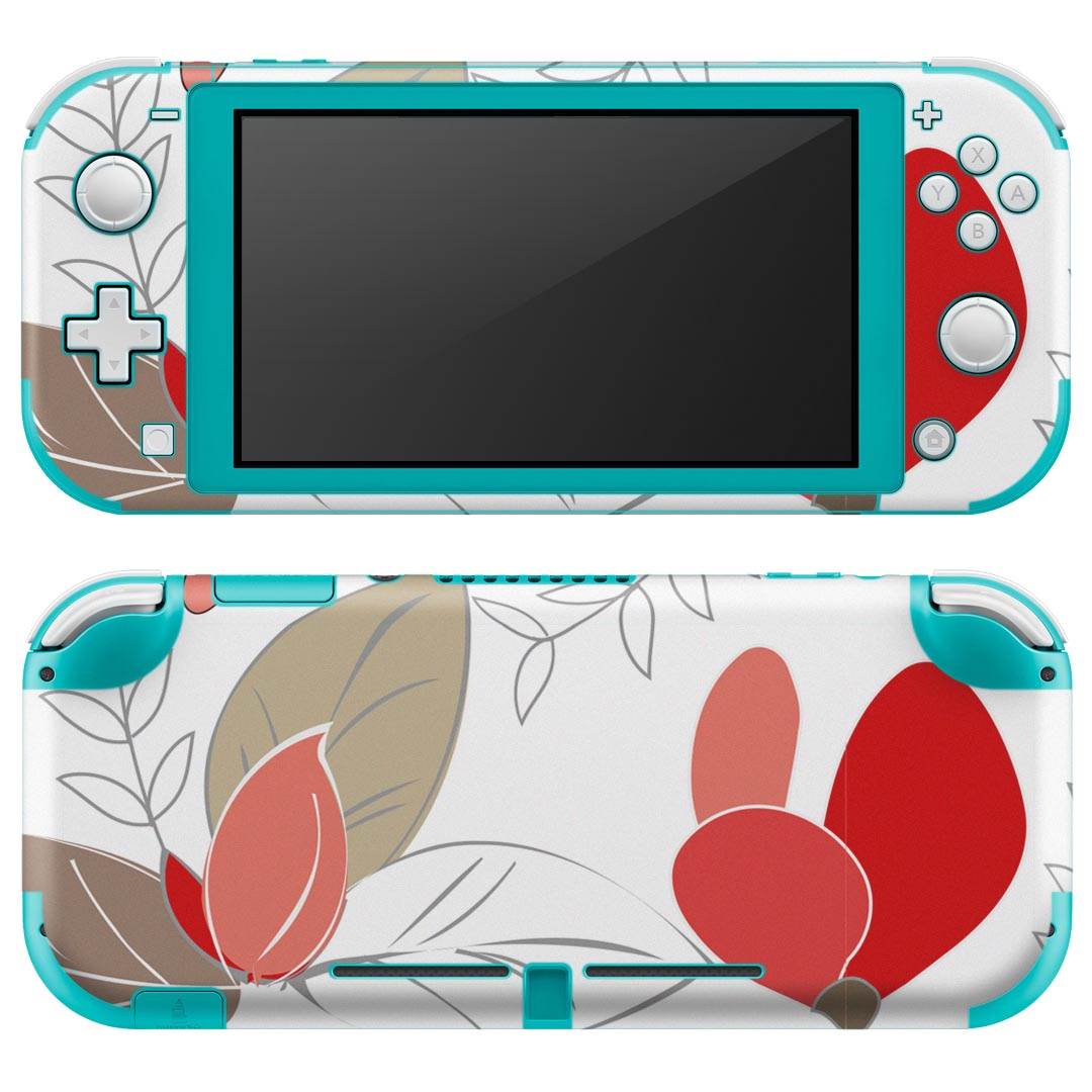 製品名 Nintendo Switch Lite専用 デザインスキンシール セット内容 Nintendo Switch Lite本体用スキンシール（裏表）各1枚 ※液晶側シールは2パーツに分かれていますニンテンドースイッチライト専用です。据え置き機のSwitch本体やJoyコンには対応していません。 商品特徴 3M社製の再剥離性シートを素材に採用し、細かな位置調整がしやすく貼り直しが容易です。また、エアフリーでもありますので気泡が簡単に逃げるので、キレイに貼ることができます。専用の業務プリンターを使い、商品画像と遜色のない美しい印刷仕上がり。 注意事項 画像はサンプルですので、ご覧の環境によっては多少色味に違いを感じる場合がございます。 イメージと違った、モニターと色味が異なるという理由での交換や返金はご対応出来かねます。スキンシールのみの販売で、ニンテンドースイッチ本体などは付属しません。シワができた場合、ドライヤーなどで軽く温め、外側に向けてシワを伸ばすように貼ってください。初回貼付時の位置調整や貼り直しは可能ですが、しっかりと押し付けて接着させた後の再剥離、再利用は保証しておりません。また接着部に油分や汚れが付着しますと角の部分は剥がれやすくなりますので、貼付時はあまり触れないようにご注意ください。無地のセミグロスシートにデザインをプリントした商品で、デコなどの加工はございません。 凹凸や光沢があるように見えたり布地や金属を素材にしたように見える商品もありますが、デザインの図版によるものです。印刷時に微妙な画像のズレが生じる場合がございます。ご注文後に1点1点制作する受注生産品の為、不良品以外のご返品や交換は固くお断りします。 商品発送 完全受注生産のハンドメイド商品となりますので、既製品と比べて発送までお時間を頂いています。 基本的に決済確認後2?3営業日、最大で10営業日での発送となります。繁忙期や休業日明けの場合はさらに時間がかかる場合があります。 その際には別途メールにてご連絡致します。メール便の場合、発送日から到着までに2?4日ほどかかる場合が多く、紛失などの保障もご対応できかねます。あらかじめご了承下さい。