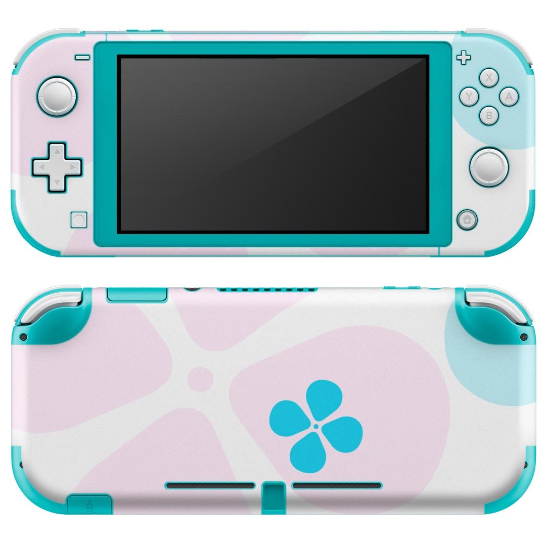 igsticker Nintendo Switch Lite 専用 デザインスキンシール 全面 ニンテンドー スイッチ ライト 専用 ゲーム機 カバー アクセサリー フィルム ステッカー エアフリー 004364 花　カラフル