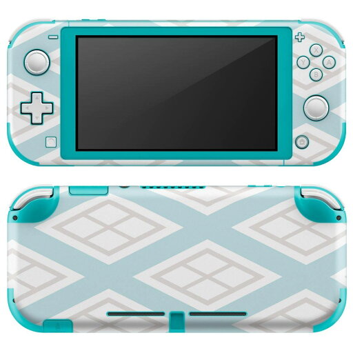 igsticker Nintendo Switch Lite 専用 デザインスキンシール 全面 ニンテンドー スイッチ ライト 専用 ゲーム機 カバー アクセサリー フィルム ステッカー エアフリー 004374 模様 シンプル 水色 igsticker Nintendo Switch Lite 専用 デザインスキンシール 全面 ニンテンドー スイッチ ライト 専用 ゲーム機 カバー アクセサリー フィルム ステッカー エアフリー 004374 模様 シンプル 水色