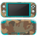 igsticker Nintendo Switch Lite 専用 デザインスキンシール 全面 ニンテンドー スイッチ ライト 専用 ゲーム機 カバー アクセサリー フィルム ステッカー エアフリー 004388 迷彩 カモフラ 模様