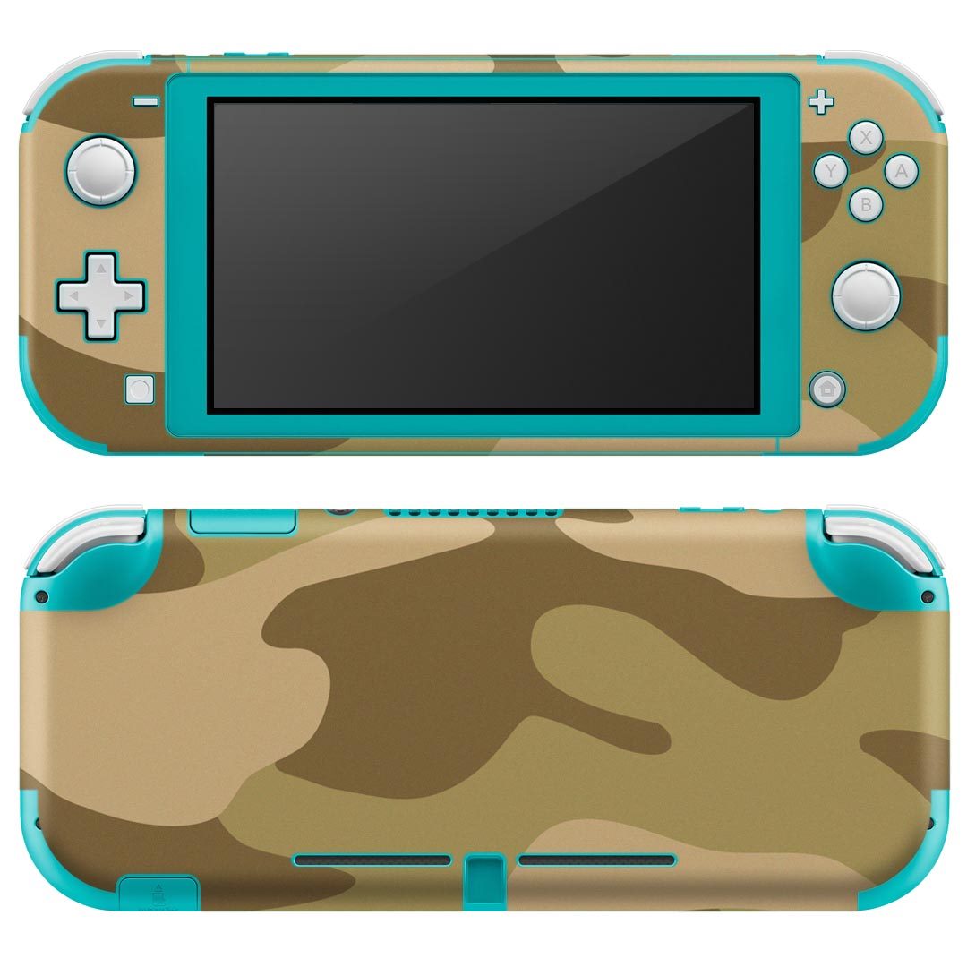 igsticker Nintendo Switch Lite 専用 デザインスキンシール 全面 ニンテンドー スイッチ ライト 専用 ゲーム機 カバー アクセサリー フィルム ステッカー エアフリー 004431 迷彩 カモフラ 模様