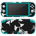 igsticker Nintendo Switch Lite 専用 デザインスキンシール 全面 ニンテンドー スイッチ ライト 専用 ゲーム機 カバー アクセサリー フィルム ステッカー エアフリー 004474 イチョウ 秋 黒