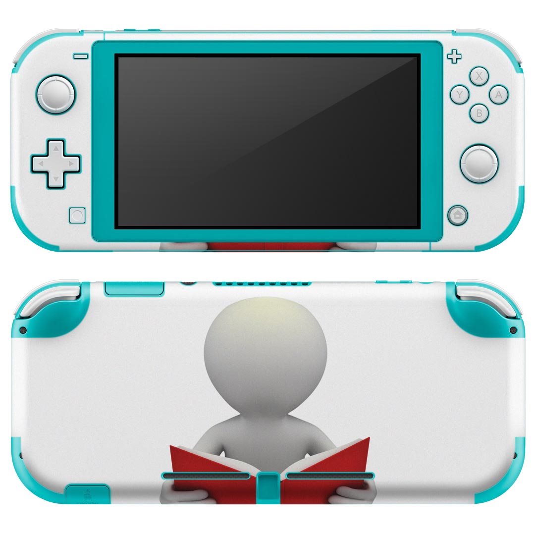 igsticker Nintendo Switch Lite 専用 デザインスキンシール 全面 ニンテンドー スイッチ ライト 専用 ゲーム機 カバー アクセサリー フィルム ステッカー エアフリー 004560 シンプル　キャラクター
