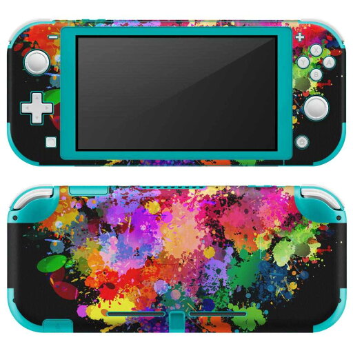 igsticker Nintendo Switch Lite 専用 デザインスキンシール 全面 ニンテンドー スイッチ ライト 専用 ゲーム機 カバー アクセサリー フィルム ステッカー エアフリー 004561 ペイント カラフル ハート igsticker Nintendo Switch Lite 専用 デザインスキンシール 全面 ニンテンドー スイッチ ライト 専用 ゲーム機 カバー アクセサリー フィルム ステッカー エアフリー 004561 ペイント カラフル ハート