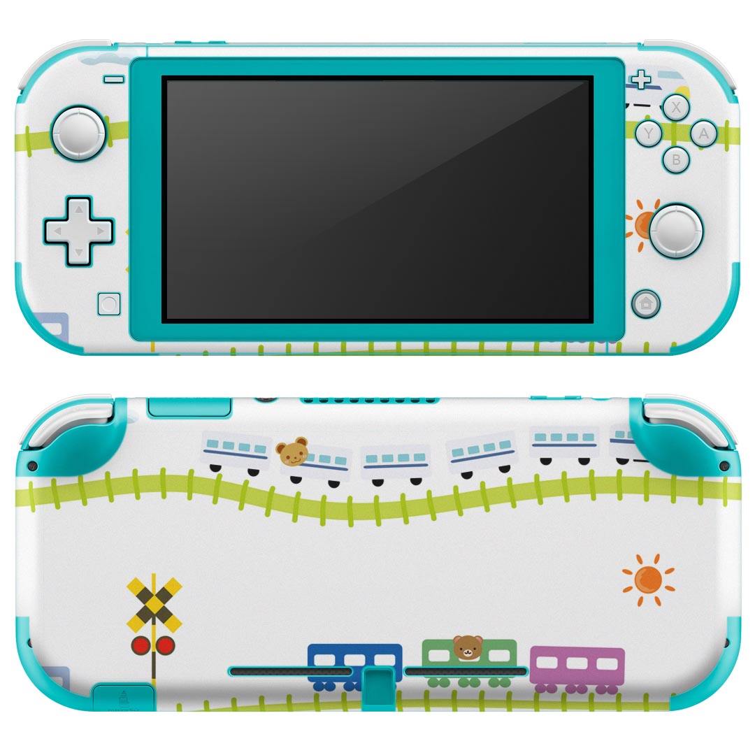 igsticker Nintendo Switch Lite 専用 デザインスキンシール 全面 ニンテンドー スイッチ ライト 専用 ゲーム機 カバー アクセサリー フィルム ステッカー エアフリー 004567 ポップ カラフル