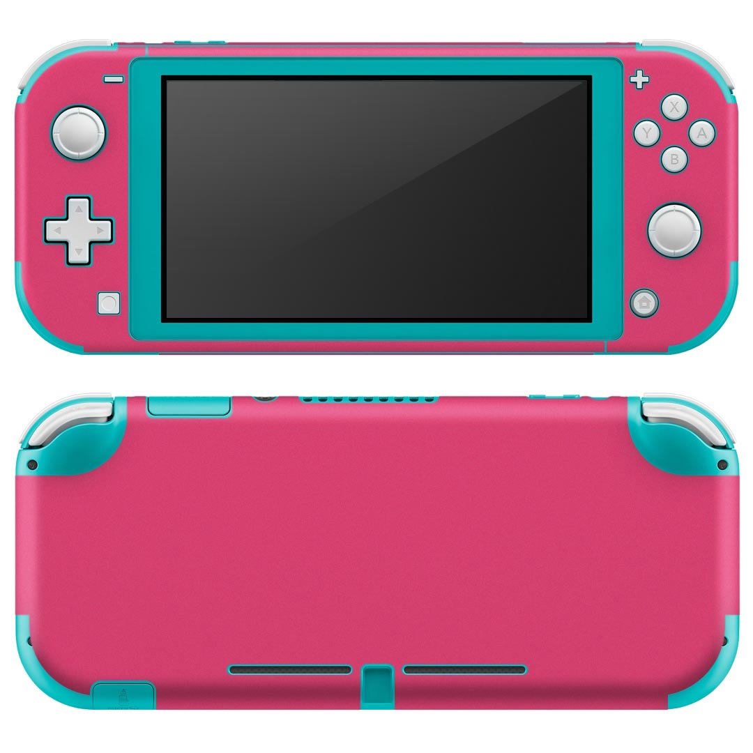 製品名 Nintendo Switch Lite専用 デザインスキンシール セット内容 Nintendo Switch Lite本体用スキンシール（裏表）各1枚 ※液晶側シールは2パーツに分かれていますニンテンドースイッチライト専用です。据え置き機のSwitch本体やJoyコンには対応していません。 商品特徴 3M社製の再剥離性シートを素材に採用し、細かな位置調整がしやすく貼り直しが容易です。また、エアフリーでもありますので気泡が簡単に逃げるので、キレイに貼ることができます。専用の業務プリンターを使い、商品画像と遜色のない美しい印刷仕上がり。 注意事項 画像はサンプルですので、ご覧の環境によっては多少色味に違いを感じる場合がございます。 イメージと違った、モニターと色味が異なるという理由での交換や返金はご対応出来かねます。スキンシールのみの販売で、ニンテンドースイッチ本体などは付属しません。シワができた場合、ドライヤーなどで軽く温め、外側に向けてシワを伸ばすように貼ってください。初回貼付時の位置調整や貼り直しは可能ですが、しっかりと押し付けて接着させた後の再剥離、再利用は保証しておりません。また接着部に油分や汚れが付着しますと角の部分は剥がれやすくなりますので、貼付時はあまり触れないようにご注意ください。無地のセミグロスシートにデザインをプリントした商品で、デコなどの加工はございません。 凹凸や光沢があるように見えたり布地や金属を素材にしたように見える商品もありますが、デザインの図版によるものです。印刷時に微妙な画像のズレが生じる場合がございます。ご注文後に1点1点制作する受注生産品の為、不良品以外のご返品や交換は固くお断りします。 商品発送 完全受注生産のハンドメイド商品となりますので、既製品と比べて発送までお時間を頂いています。 基本的に決済確認後2?3営業日、最大で10営業日での発送となります。繁忙期や休業日明けの場合はさらに時間がかかる場合があります。 その際には別途メールにてご連絡致します。メール便の場合、発送日から到着までに2?4日ほどかかる場合が多く、紛失などの保障もご対応できかねます。あらかじめご了承下さい。