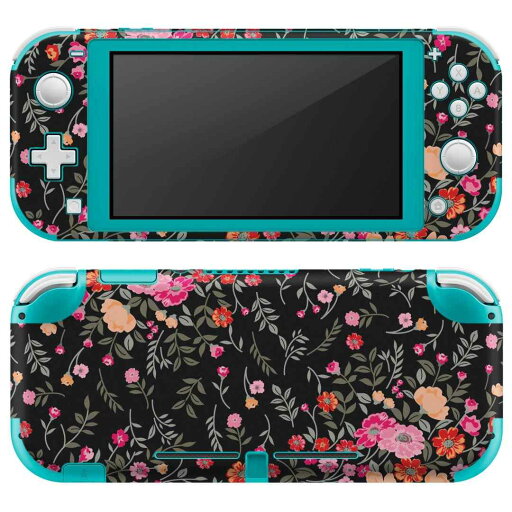 igsticker Nintendo Switch Lite 専用 デザインスキンシール 全面 ニンテンドー スイッチ ライト 専用 ゲーム機 カバー アクセサリー フィルム ステッカー エアフリー 004648 花 ピンク 黒 igsticker Nintendo Switch Lite 専用 デザインスキンシール 全面 ニンテンドー スイッチ ライト 専用 ゲーム機 カバー アクセサリー フィルム ステッカー エアフリー 004648 花 ピンク 黒