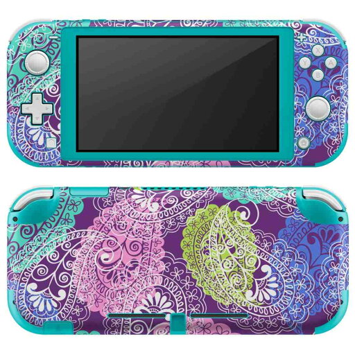 igsticker Nintendo Switch Lite 専用 デザインスキンシール 全面 ニンテンドー スイッチ ライト 専用 ゲーム機 カバー アクセサリー フィルム ステッカー エアフリー 004667 ペイズリー 紫 igsticker Nintendo Switch Lite 専用 デザインスキンシール 全面 ニンテンドー スイッチ ライト 専用 ゲーム機 カバー アクセサリー フィルム ステッカー エアフリー 004667 ペイズリー 紫