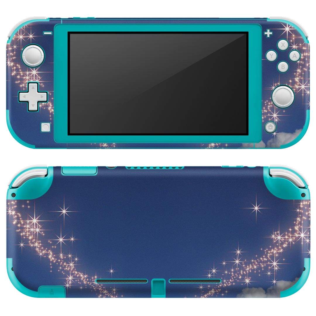igsticker Nintendo Switch Lite 専用 デザインスキンシール 全面 ニンテンドー スイッチ ライト 専用 ゲーム機 カバー アクセサリー フィルム ステッカー エアフリー 004693 ハート 空 写真