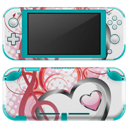 igsticker Nintendo Switch Lite 専用 デザインスキンシール 全面 ニンテンドー スイッチ ライト 専用 ゲーム機 カバー アクセサリー フィルム ステッカー エアフリー 004694 ハート 音楽 シンプル igsticker Nintendo Switch Lite 専用 デザインスキンシール 全面 ニンテンドー スイッチ ライト 専用 ゲーム機 カバー アクセサリー フィルム ステッカー エアフリー 004694 ハート 音楽 シンプル