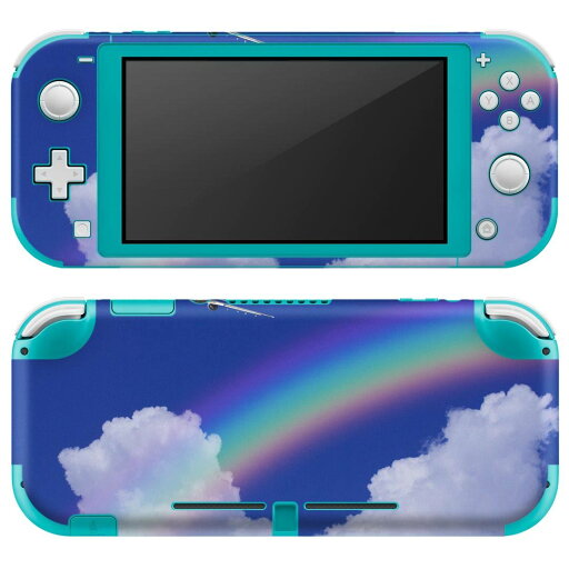 igsticker Nintendo Switch Lite 専用 デザインスキンシール 全面 ニンテンドー スイッチ ライト 専用 ゲーム機 カバー アクセサリー フィルム ステッカー エアフリー 004717 空 虹 写真 igsticker Nintendo Switch Lite 専用 デザインスキンシール 全面 ニンテンドー スイッチ ライト 専用 ゲーム機 カバー アクセサリー フィルム ステッカー エアフリー 004717 空 虹 写真