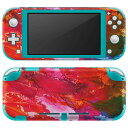 igsticker Nintendo Switch Lite 専用 デザインスキンシール 全面 ニンテンドー スイッチ ライト 専用 ゲーム機 カバー アクセサリー フィルム ステッカー エアフリー 004721 色彩 カラフル