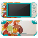 igsticker Nintendo Switch Lite 専用 デザインスキンシール 全面 ニンテンドー スイッチ ライト 専用 ゲーム機 カバー アクセサリー フィルム ステッカー エアフリー 004755 秋 紅葉 イラスト
