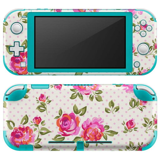 igsticker Nintendo Switch Lite 専用 デザインスキンシール 全面 ニンテンドー スイッチ ライト 専用 ゲーム機 カバー アクセサリー フィルム ステッカー エアフリー 004758 花 水玉 ドット ピンク igsticker Nintendo Switch Lite 専用 デザインスキンシール 全面 ニンテンドー スイッチ ライト 専用 ゲーム機 カバー アクセサリー フィルム ステッカー エアフリー 004758 花 水玉 ドット ピンク