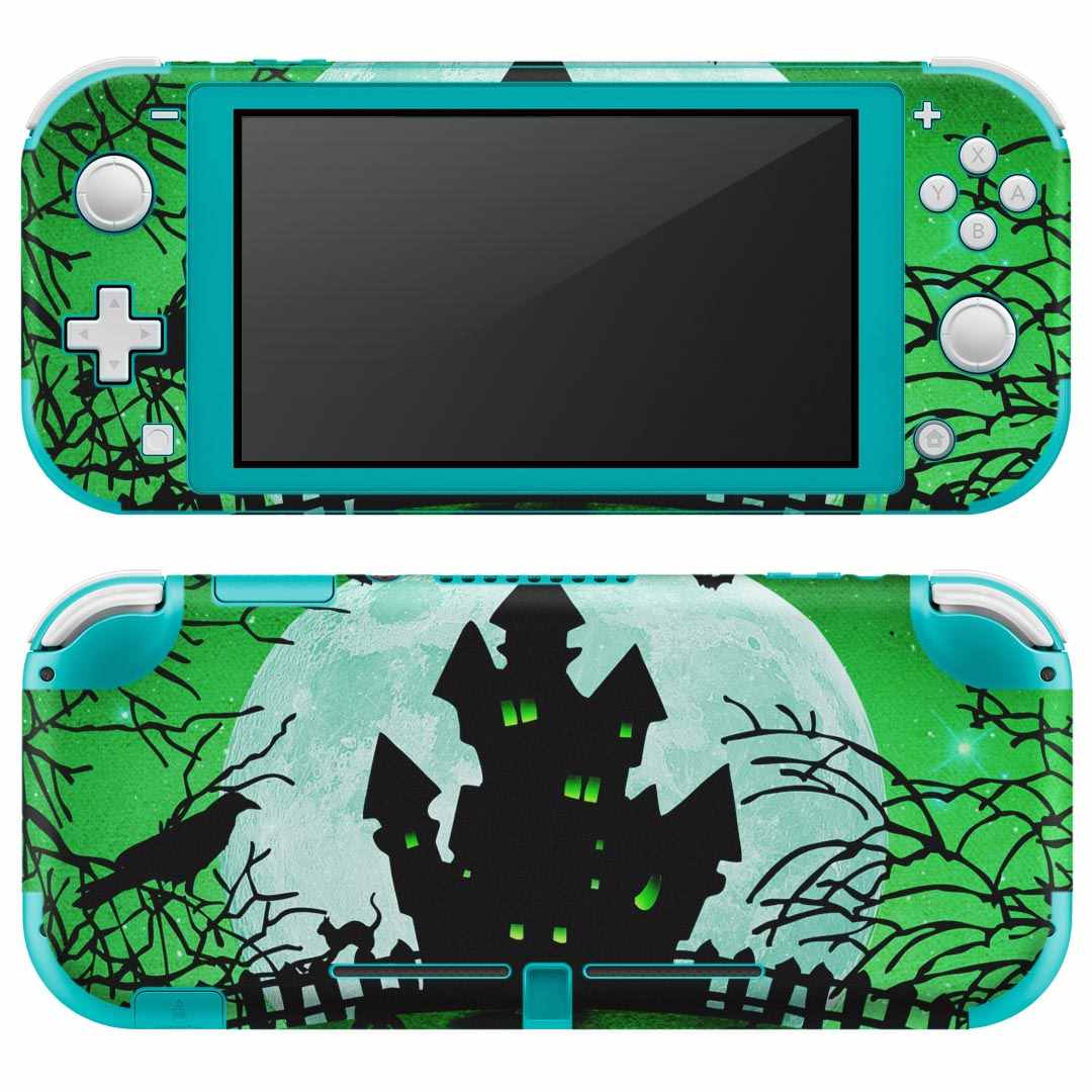 igsticker Nintendo Switch Lite 専用 デザインスキンシール 全面 ニンテンドー スイッチ ライト 専用 ゲーム機 カバー アクセサリー フィルム ステッカー エアフリー 004761 ハロウィン イラスト