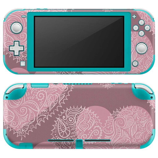 igsticker Nintendo Switch Lite 専用 デザインスキンシール 全面 ニンテンドー スイッチ ライト 専用 ゲーム機 カバー アクセサリー フィルム ステッカー エアフリー 004801 ハート ペイズリー ピンク igsticker Nintendo Switch Lite 専用 デザインスキンシール 全面 ニンテンドー スイッチ ライト 専用 ゲーム機 カバー アクセサリー フィルム ステッカー エアフリー 004801 ハート ペイズリー ピンク