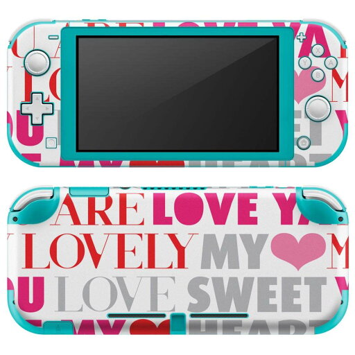 igsticker Nintendo Switch Lite 専用 デザインスキンシール 全面 ニンテンドー スイッチ ライト 専用 ゲーム機 カバー アクセサリー フィルム ステッカー エアフリー 004807 英語 文字 ピンク igsticker Nintendo Switch Lite 専用 デザインスキンシール 全面 ニンテンドー スイッチ ライト 専用 ゲーム機 カバー アクセサリー フィルム ステッカー エアフリー 004807 英語 文字 ピンク