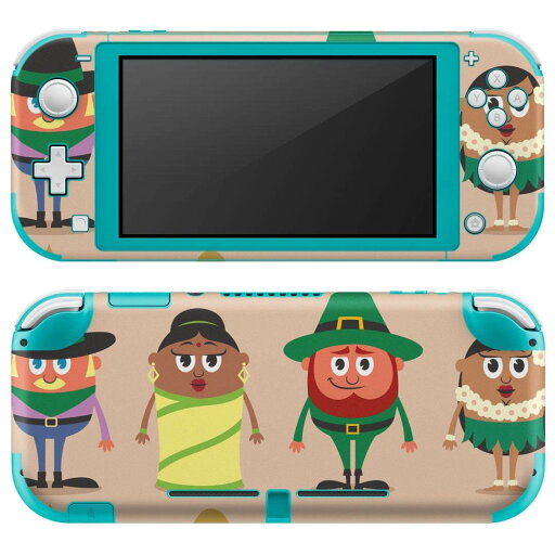 igsticker Nintendo Switch Lite 専用 デザインスキンシール 全面 ニンテンドー スイッチ ライト 専用 ゲーム機 カバー アクセサリー フィルム ステッカー エアフリー 004848 キャラクター イラスト igsticker Nintendo Switch Lite 専用 デザインスキンシール 全面 ニンテンドー スイッチ ライト 専用 ゲーム機 カバー アクセサリー フィルム ステッカー エアフリー 004848 キャラクター イラスト