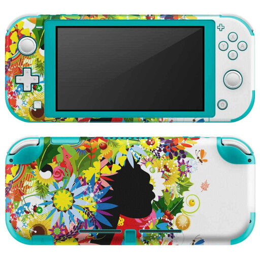 igsticker Nintendo Switch Lite 専用 デザインスキンシール 全面 ニンテンドー スイッチ ライト 専用 ゲーム機 カバー アクセサリー フィルム ステッカー エアフリー 004886 花 蝶 イラスト igsticker Nintendo Switch Lite 専用 デザインスキンシール 全面 ニンテンドー スイッチ ライト 専用 ゲーム機 カバー アクセサリー フィルム ステッカー エアフリー 004886 花 蝶 イラスト