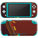 igsticker Nintendo Switch Lite 専用 デザインスキンシール 全面 ニンテンドー スイッチ ライト 専用 ゲーム機 カバー アクセサリー フィルム ステッカー エアフリー 004967 秋 紅葉 ブラウン