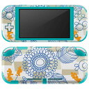 igsticker Nintendo Switch Lite 専用 デザインスキンシール 全面 ニンテンドー スイッチ ライト 専用 ゲーム機 カバー アクセサリー フィルム ステッカー エアフリー 005061 花 植物 イラスト(2)