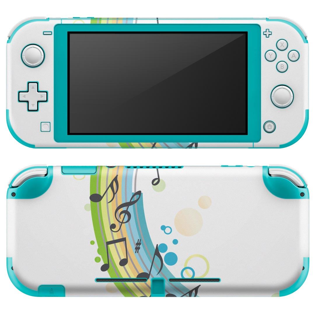 製品名 Nintendo Switch Lite専用 デザインスキンシール セット内容 Nintendo Switch Lite本体用スキンシール（裏表）各1枚 ※液晶側シールは2パーツに分かれていますニンテンドースイッチライト専用です。据え置き機のSwitch本体やJoyコンには対応していません。 商品特徴 3M社製の再剥離性シートを素材に採用し、細かな位置調整がしやすく貼り直しが容易です。また、エアフリーでもありますので気泡が簡単に逃げるので、キレイに貼ることができます。専用の業務プリンターを使い、商品画像と遜色のない美しい印刷仕上がり。 注意事項 画像はサンプルですので、ご覧の環境によっては多少色味に違いを感じる場合がございます。 イメージと違った、モニターと色味が異なるという理由での交換や返金はご対応出来かねます。スキンシールのみの販売で、ニンテンドースイッチ本体などは付属しません。シワができた場合、ドライヤーなどで軽く温め、外側に向けてシワを伸ばすように貼ってください。初回貼付時の位置調整や貼り直しは可能ですが、しっかりと押し付けて接着させた後の再剥離、再利用は保証しておりません。また接着部に油分や汚れが付着しますと角の部分は剥がれやすくなりますので、貼付時はあまり触れないようにご注意ください。無地のセミグロスシートにデザインをプリントした商品で、デコなどの加工はございません。 凹凸や光沢があるように見えたり布地や金属を素材にしたように見える商品もありますが、デザインの図版によるものです。印刷時に微妙な画像のズレが生じる場合がございます。ご注文後に1点1点制作する受注生産品の為、不良品以外のご返品や交換は固くお断りします。 商品発送 完全受注生産のハンドメイド商品となりますので、既製品と比べて発送までお時間を頂いています。 基本的に決済確認後2?3営業日、最大で10営業日での発送となります。繁忙期や休業日明けの場合はさらに時間がかかる場合があります。 その際には別途メールにてご連絡致します。メール便の場合、発送日から到着までに2?4日ほどかかる場合が多く、紛失などの保障もご対応できかねます。あらかじめご了承下さい。