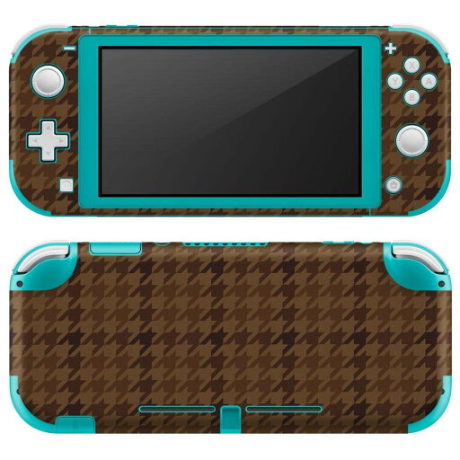 igsticker Nintendo Switch Lite 専用 デザインスキンシール 全面 ニンテンドー スイッチ ライト 専用 ゲーム機 カバー アクセサリー フィルム ステッカー エアフリー 005109 千鳥柄 ブラウン 模様 igsticker Nintendo Switch Lite 専用 デザインスキンシール 全面 ニンテンドー スイッチ ライト 専用 ゲーム機 カバー アクセサリー フィルム ステッカー エアフリー 005109 千鳥柄 ブラウン 模様