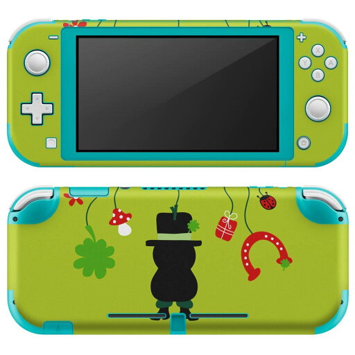 igsticker Nintendo Switch Lite 専用 デザインスキンシール 全面 ニンテンドー スイッチ ライト 専用 ゲーム機 カバー アクセサリー フィルム ステッカー エアフリー 005119 誕生日 緑 イラスト igsticker Nintendo Switch Lite 専用 デザインスキンシール 全面 ニンテンドー スイッチ ライト 専用 ゲーム機 カバー アクセサリー フィルム ステッカー エアフリー 005119 誕生日 緑 イラスト