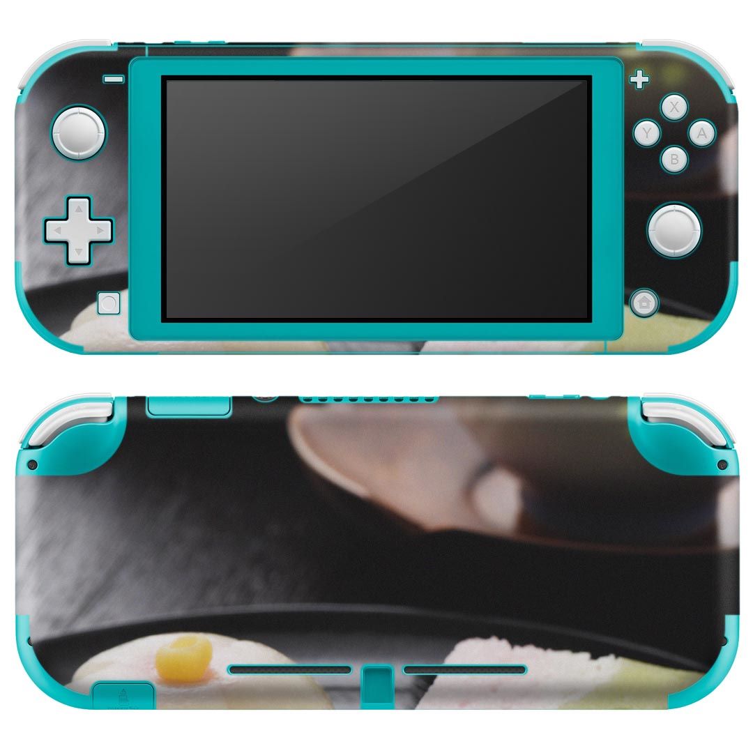 igsticker Nintendo Switch Lite 専用 デザインスキンシール 全面 ニンテンドー スイッチ ライト 専用 ゲーム機 カバー アクセサリー フィルム ステッカー エアフリー 005131 和風　写真　お茶