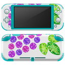 igsticker Nintendo Switch Lite 専用 デザインスキンシール 全面 ニンテンドー スイッチ ライト 専用 ゲーム機 カバー アクセサリー フィルム ステッカー エアフリー 005197 ぶどう 宝石 イラスト