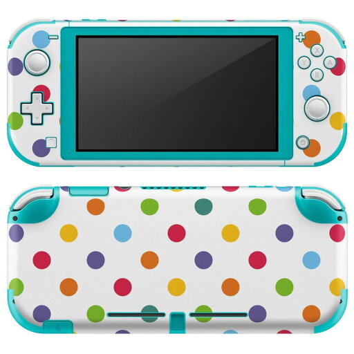 igsticker Nintendo Switch Lite 専用 デザインスキンシール 全面 ニンテンドー スイッチ ライト 専用 ゲーム機 カバー アクセサリー フィルム ステッカー エアフリー 005208 水玉 ドット カラフル igsticker Nintendo Switch Lite 専用 デザインスキンシール 全面 ニンテンドー スイッチ ライト 専用 ゲーム機 カバー アクセサリー フィルム ステッカー エアフリー 005208 水玉 ドット カラフル