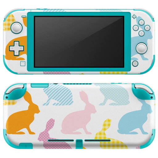 igsticker Nintendo Switch Lite 専用 デザインスキンシール 全面 ニンテンドー スイッチ ライト 専用 ゲーム機 カバー アクセサリー フィルム ステッカー エアフリー 005264 うさぎ カラフル 柄 igsticker Nintendo Switch Lite 専用 デザインスキンシール 全面 ニンテンドー スイッチ ライト 専用 ゲーム機 カバー アクセサリー フィルム ステッカー エアフリー 005264 うさぎ カラフル 柄