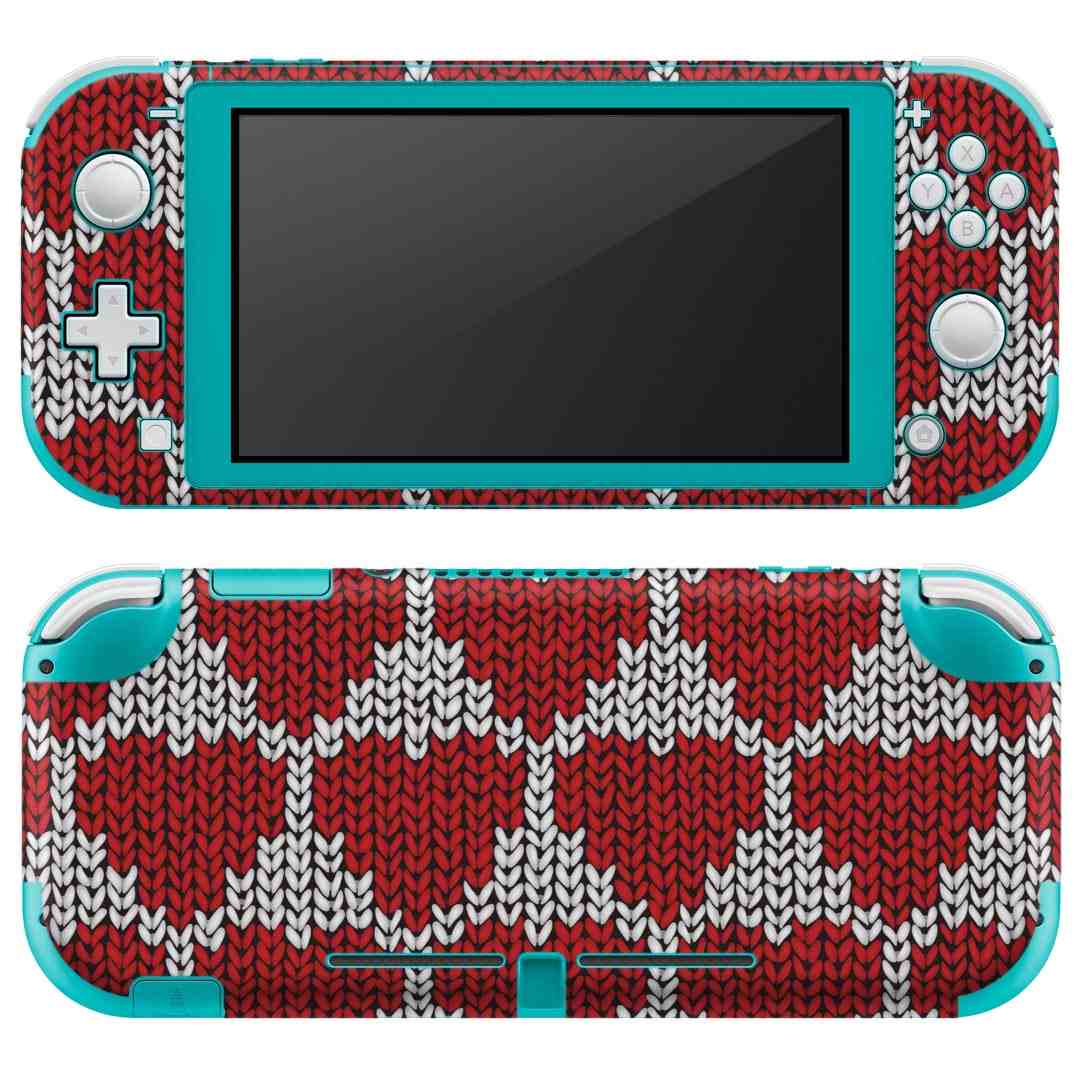 igsticker Nintendo Switch Lite 専用 デザインスキンシール 全面 ニンテンドー スイッチ ライト 専用 ゲーム機 カバー アクセサリー フィルム ステッカー エアフリー 005294 ハート LOVE 赤