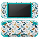 igsticker Nintendo Switch Lite 専用 デザインスキンシール 全面 ニンテンドー スイッチ ライト 専用 ゲーム機 カバー アクセサリー フィルム ステッカー エアフリー 005296 うさぎ シンプル 柄