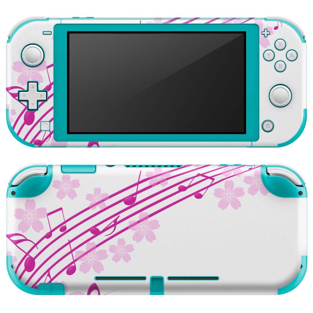 製品名 Nintendo Switch Lite専用 デザインスキンシール セット内容 Nintendo Switch Lite本体用スキンシール（裏表）各1枚 ※液晶側シールは2パーツに分かれていますニンテンドースイッチライト専用です。据え置き機のSwitch本体やJoyコンには対応していません。 商品特徴 3M社製の再剥離性シートを素材に採用し、細かな位置調整がしやすく貼り直しが容易です。また、エアフリーでもありますので気泡が簡単に逃げるので、キレイに貼ることができます。専用の業務プリンターを使い、商品画像と遜色のない美しい印刷仕上がり。 注意事項 画像はサンプルですので、ご覧の環境によっては多少色味に違いを感じる場合がございます。 イメージと違った、モニターと色味が異なるという理由での交換や返金はご対応出来かねます。スキンシールのみの販売で、ニンテンドースイッチ本体などは付属しません。シワができた場合、ドライヤーなどで軽く温め、外側に向けてシワを伸ばすように貼ってください。初回貼付時の位置調整や貼り直しは可能ですが、しっかりと押し付けて接着させた後の再剥離、再利用は保証しておりません。また接着部に油分や汚れが付着しますと角の部分は剥がれやすくなりますので、貼付時はあまり触れないようにご注意ください。無地のセミグロスシートにデザインをプリントした商品で、デコなどの加工はございません。 凹凸や光沢があるように見えたり布地や金属を素材にしたように見える商品もありますが、デザインの図版によるものです。印刷時に微妙な画像のズレが生じる場合がございます。ご注文後に1点1点制作する受注生産品の為、不良品以外のご返品や交換は固くお断りします。 商品発送 完全受注生産のハンドメイド商品となりますので、既製品と比べて発送までお時間を頂いています。 基本的に決済確認後2?3営業日、最大で10営業日での発送となります。繁忙期や休業日明けの場合はさらに時間がかかる場合があります。 その際には別途メールにてご連絡致します。メール便の場合、発送日から到着までに2?4日ほどかかる場合が多く、紛失などの保障もご対応できかねます。あらかじめご了承下さい。