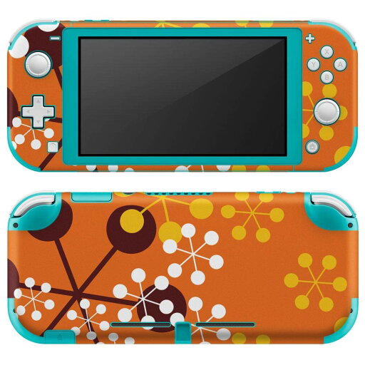 igsticker Nintendo Switch Lite 専用 デザインスキンシール 全面 ニンテンドー スイッチ ライト 専用 ゲーム機 カバー アクセサリー フィルム ステッカー エアフリー 005326 オレンジ 白 模様 igsticker Nintendo Switch Lite 専用 デザインスキンシール 全面 ニンテンドー スイッチ ライト 専用 ゲーム機 カバー アクセサリー フィルム ステッカー エアフリー 005326 オレンジ 白 模様