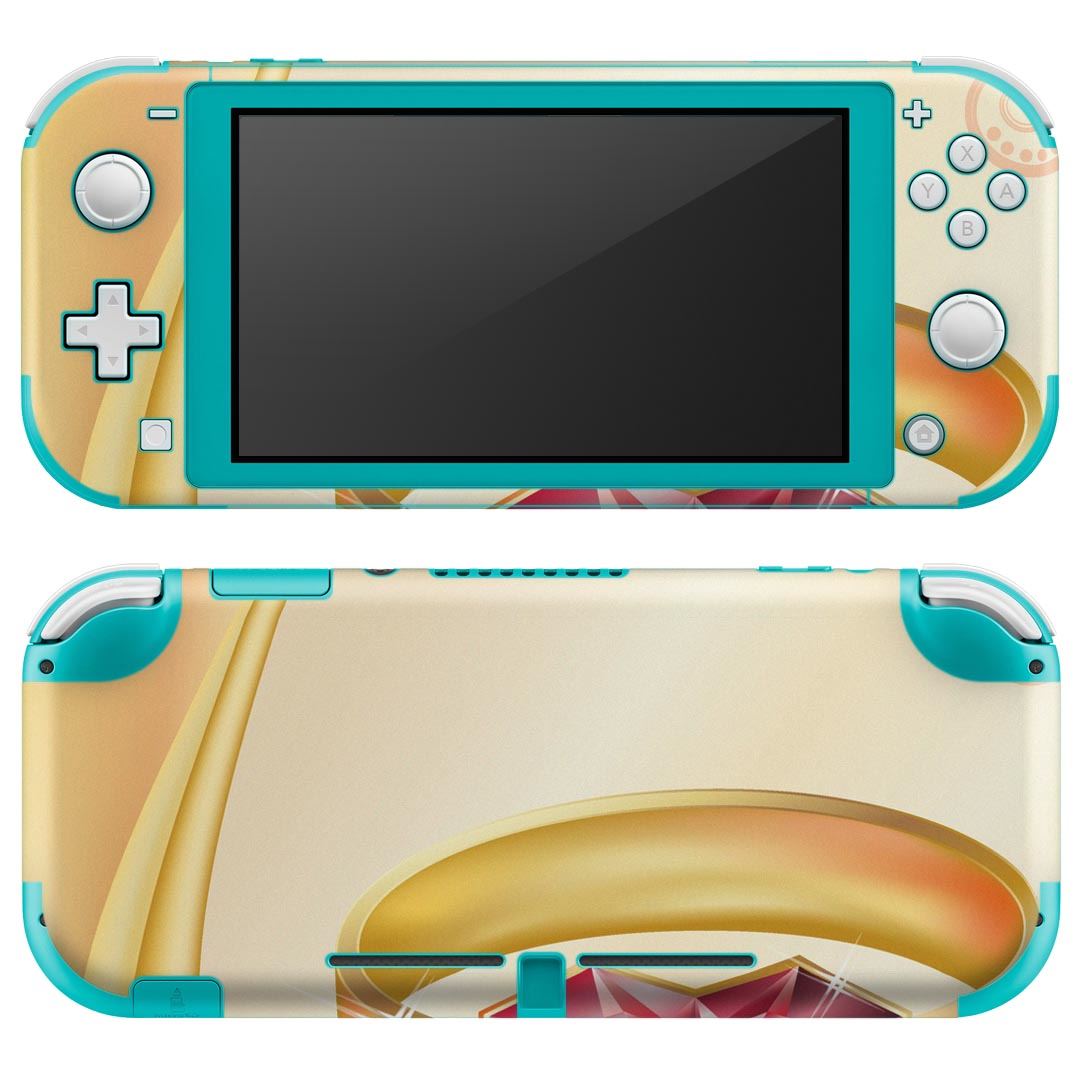 igsticker Nintendo Switch Lite 専用 デザインスキンシール 全面 ニンテンドー スイッチ ライト 専用 ゲーム機 カバー アクセサリー フィルム ステッカー エアフリー 005373 指輪 イラスト レッド