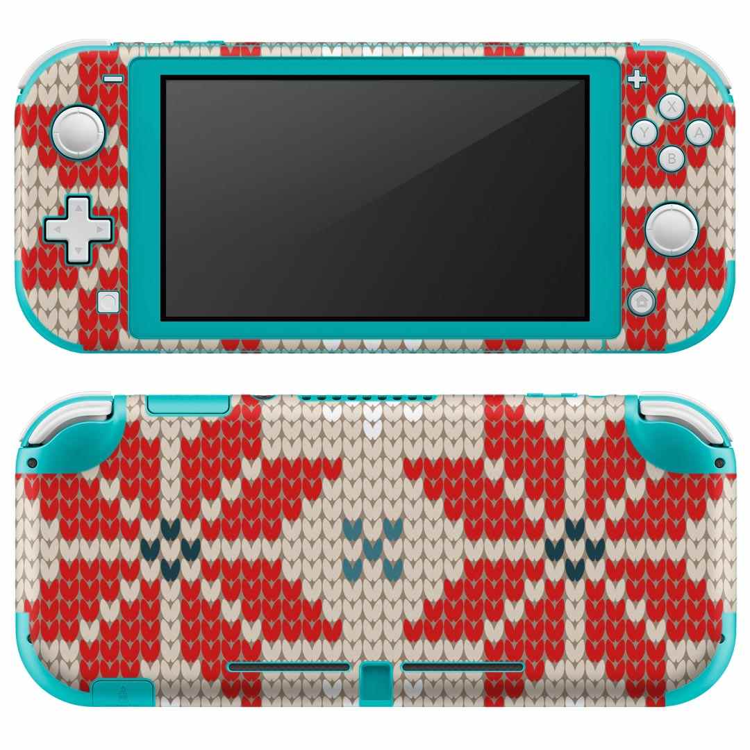 igsticker Nintendo Switch Lite 専用 デザインスキンシール 全面 ニンテンドー スイッチ ライト 専用 ゲーム機 カバー アクセサリー フィルム ステッカー エアフリー 005470 模様 冬