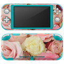 igsticker Nintendo Switch Lite 専用 デザインスキンシール 全面 ニンテンドー スイッチ ライト 専用 ゲーム機 カバー アクセサリー フィルム ステッカー エアフリー 005493 写真 花(2)