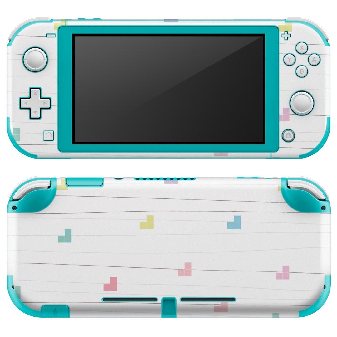 igsticker Nintendo Switch Lite 専用 デザインスキンシール 全面 ニンテンドー スイッチ ライト 専用 ゲーム機 カバー アクセサリー フィルム ステッカー エアフリー 005553 ハート　模様