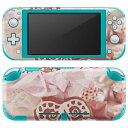 igsticker Nintendo Switch Lite 専用 デザインスキンシール 全面 ニンテンドー スイッチ ライト 専用 ゲーム機 カバー アクセサリー フィルム ステッカー エアフリー 005562 写真 ハート クッキー