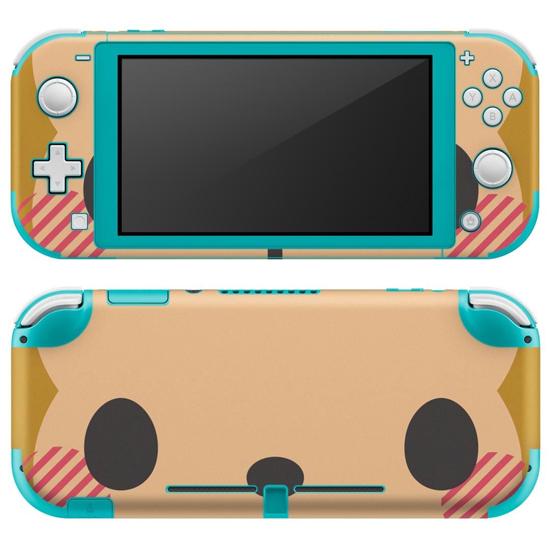igsticker Nintendo Switch Lite 専用 デザインスキンシール 全面 ニンテンドー スイッチ ライト 専用 ゲーム機 カバー アクセサリー フィルム ステッカー エアフリー 005571 アニマル 動物 イラスト さる