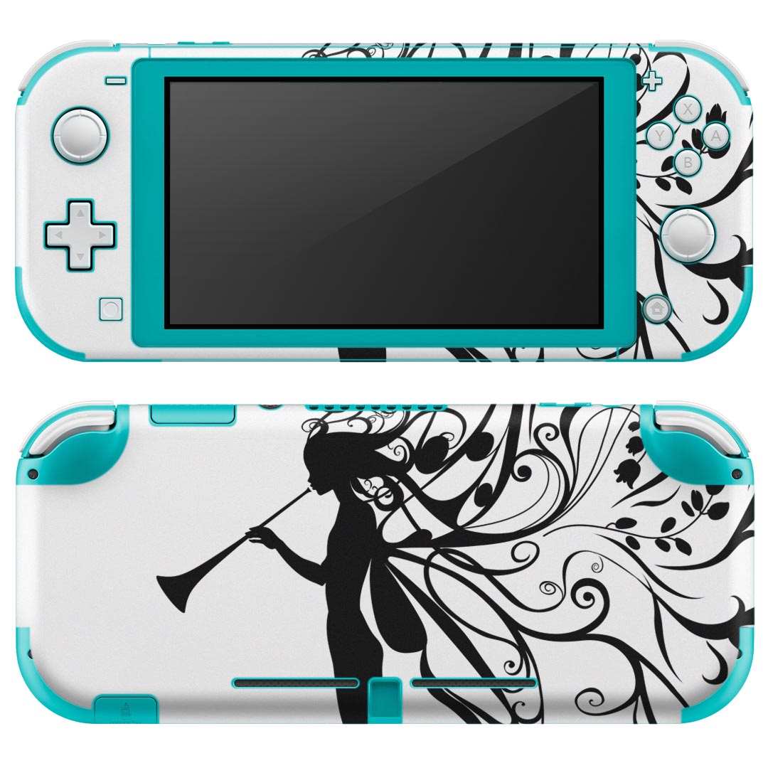 製品名 Nintendo Switch Lite専用 デザインスキンシール セット内容 Nintendo Switch Lite本体用スキンシール（裏表）各1枚 ※液晶側シールは2パーツに分かれていますニンテンドースイッチライト専用です。据え置き機のSwitch本体やJoyコンには対応していません。 商品特徴 3M社製の再剥離性シートを素材に採用し、細かな位置調整がしやすく貼り直しが容易です。また、エアフリーでもありますので気泡が簡単に逃げるので、キレイに貼ることができます。専用の業務プリンターを使い、商品画像と遜色のない美しい印刷仕上がり。 注意事項 画像はサンプルですので、ご覧の環境によっては多少色味に違いを感じる場合がございます。 イメージと違った、モニターと色味が異なるという理由での交換や返金はご対応出来かねます。スキンシールのみの販売で、ニンテンドースイッチ本体などは付属しません。シワができた場合、ドライヤーなどで軽く温め、外側に向けてシワを伸ばすように貼ってください。初回貼付時の位置調整や貼り直しは可能ですが、しっかりと押し付けて接着させた後の再剥離、再利用は保証しておりません。また接着部に油分や汚れが付着しますと角の部分は剥がれやすくなりますので、貼付時はあまり触れないようにご注意ください。無地のセミグロスシートにデザインをプリントした商品で、デコなどの加工はございません。 凹凸や光沢があるように見えたり布地や金属を素材にしたように見える商品もありますが、デザインの図版によるものです。印刷時に微妙な画像のズレが生じる場合がございます。ご注文後に1点1点制作する受注生産品の為、不良品以外のご返品や交換は固くお断りします。 商品発送 完全受注生産のハンドメイド商品となりますので、既製品と比べて発送までお時間を頂いています。 基本的に決済確認後2?3営業日、最大で10営業日での発送となります。繁忙期や休業日明けの場合はさらに時間がかかる場合があります。 その際には別途メールにてご連絡致します。メール便の場合、発送日から到着までに2?4日ほどかかる場合が多く、紛失などの保障もご対応できかねます。あらかじめご了承下さい。